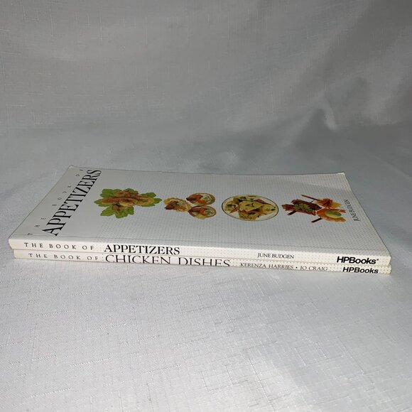 Vtg Book Set: The Book Of Appetizers & The Book Of Chicken Dishes By HP Books - Picture 3 of 3